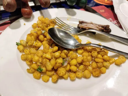 A course, plated.