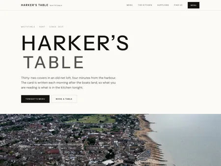 Harker's Table